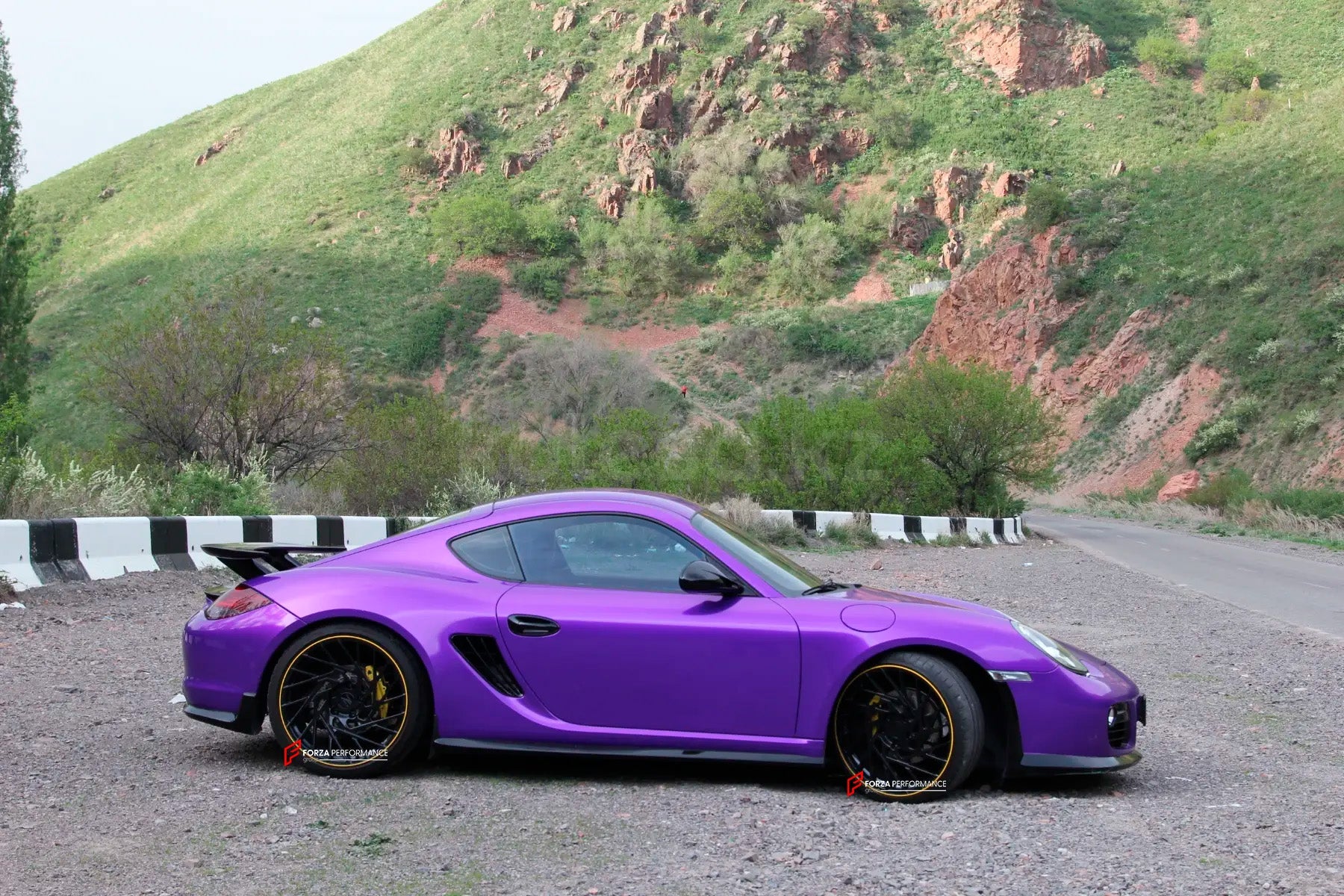 We manufacture premium quality forged wheels rims for PORSCHE CAYMAN 987 2011 in any design, size, color.

Wheels sizes:

Front: 20 x 8.5 ET 44

Rear: 20 x 10 ET 40

Finishing: Black Satin Matte