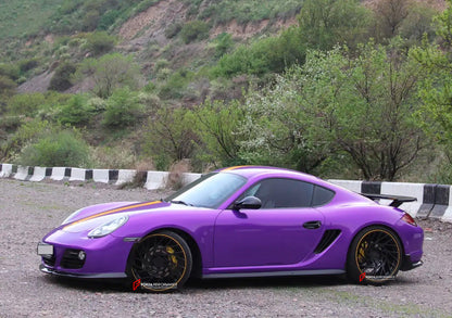 We manufacture premium quality forged wheels rims for PORSCHE CAYMAN 987 2011 in any design, size, color.

Wheels sizes:

Front: 20 x 8.5 ET 44

Rear: 20 x 10 ET 40

Finishing: Black Satin Matte