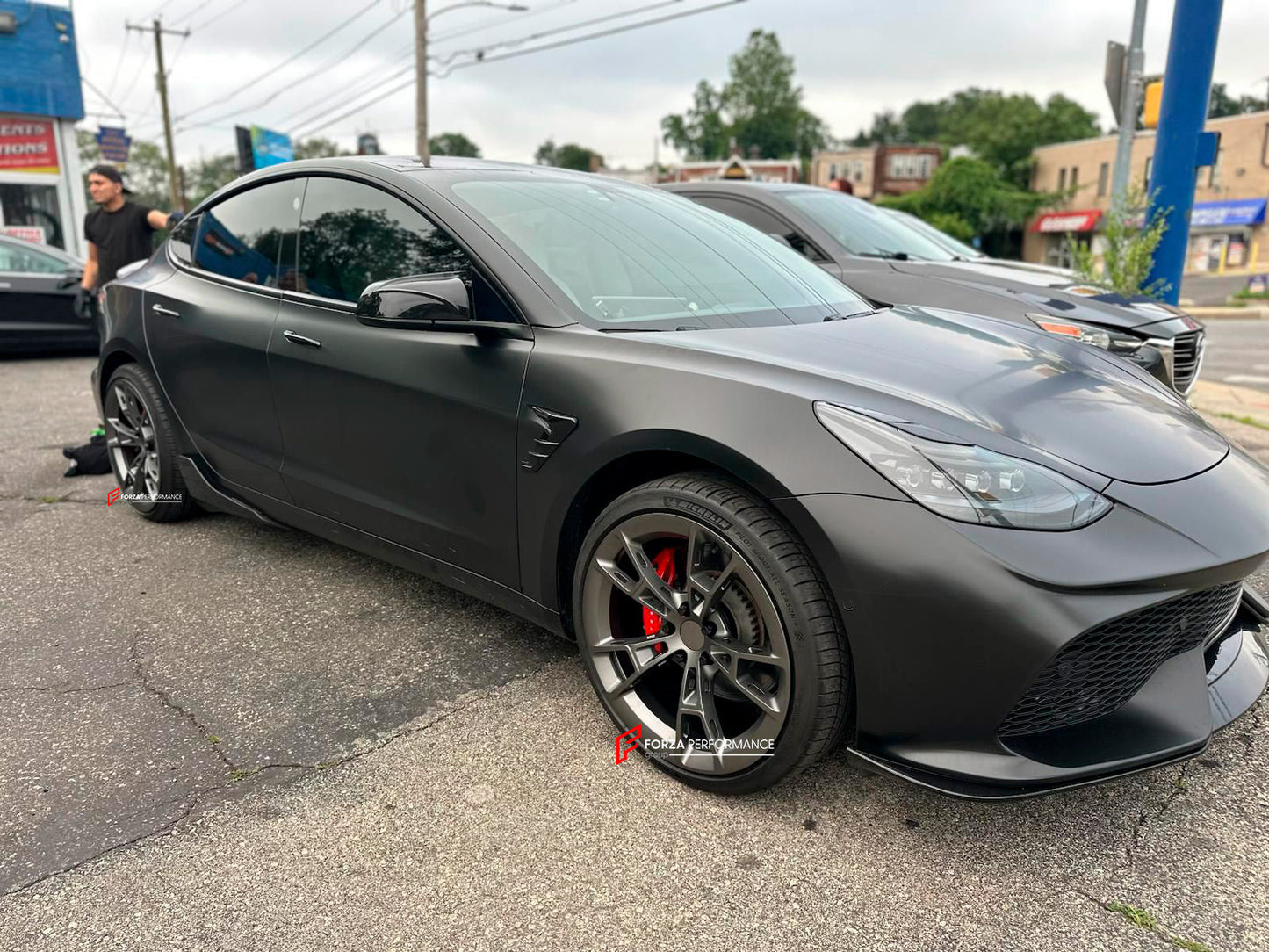 FORZA PERFORMANCE 20 INCH FORGED WHEELS RIMS for TESLA MODEL 3 PERFORMANCE 2021 custom fit OEM PORSCHE MISSION X