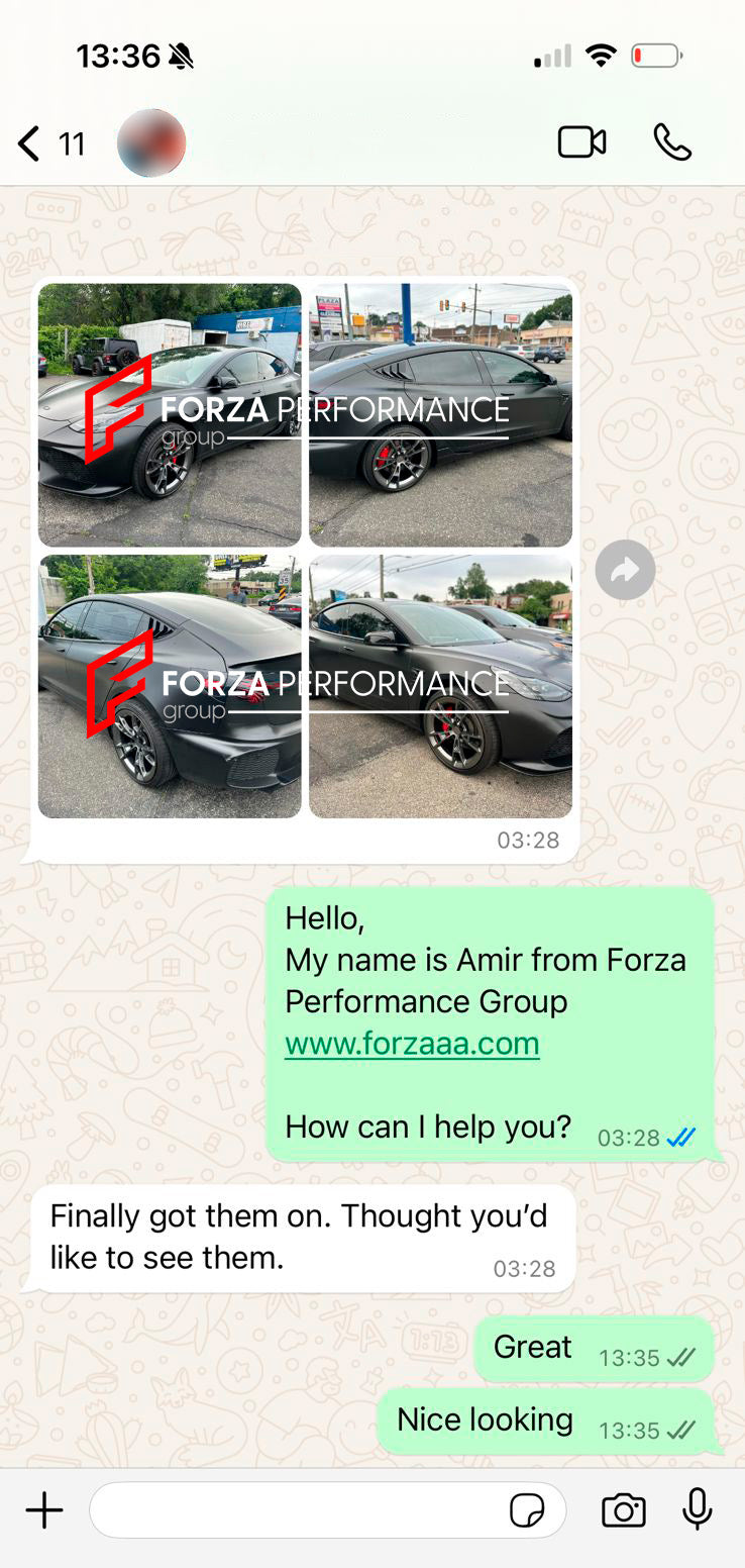 FORZA PERFORMANCE 20 INCH FORGED WHEELS RIMS for TESLA MODEL 3 PERFORMANCE 2021 custom fit OEM PORSCHE MISSION X