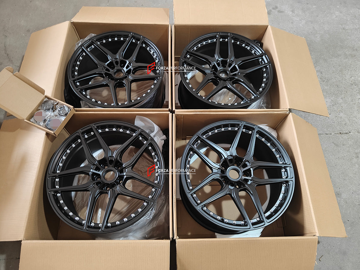 20 INCH FORGED WHEELS RIMS for TESLA MODEL S REFRESH 2022 custom fit ANRKY RS6.2 STYLE WHEELS