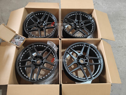 20 INCH FORGED WHEELS RIMS for TESLA MODEL S REFRESH 2022 custom fit ANRKY RS6.2 STYLE WHEELS