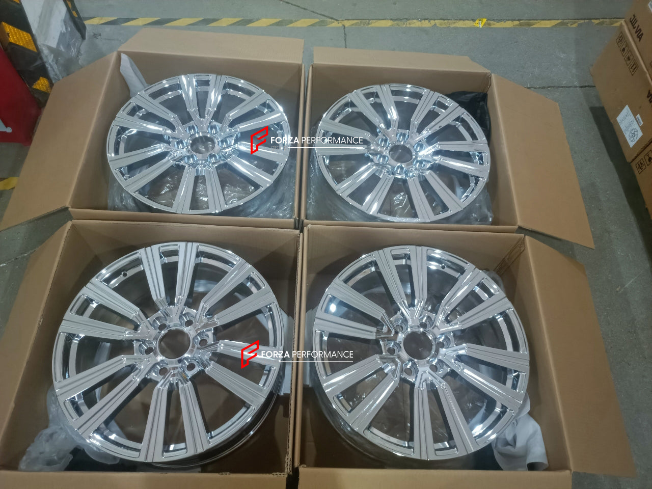 FORZA PERFORMANCE 21 INCH FORGED WHEELS RIMS for TOYOTA LAND CRUISER 300 LC 300 2021+ custom fit OEM LEXUS LX600