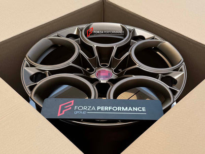 21 INCH FORGED WHEELS RIMS for ALFA ROMEO STELVIO QUADRIFOGLIO TYPE 949 FACELIFT 2025 custom fit OEM ALFA ROMEO 33 STRADALE WHEELS STYLE