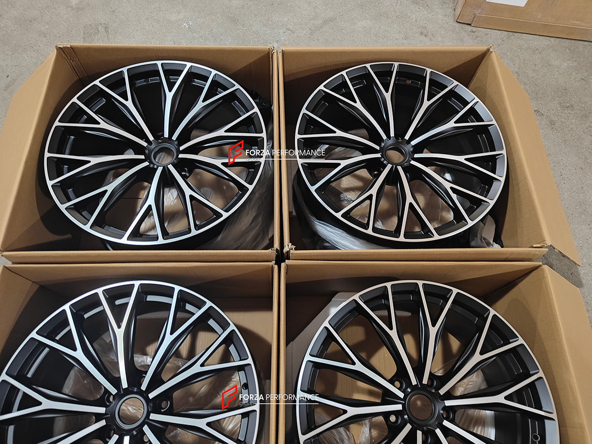 21 INCH FORGED WHEELS RIMS for ASTON MARTIN DB11 AM5 2022 custom fit OEM VANTAGE WHEELS MY63-1007-B MY63-9965G-B