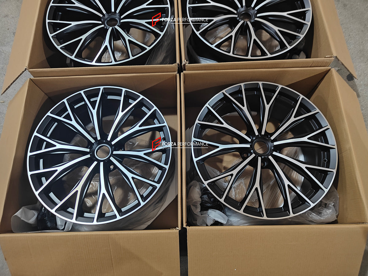 21 INCH FORGED WHEELS RIMS for ASTON MARTIN DB11 AM5 2022 custom fit OEM VANTAGE WHEELS MY63-1007-B MY63-9965G-B