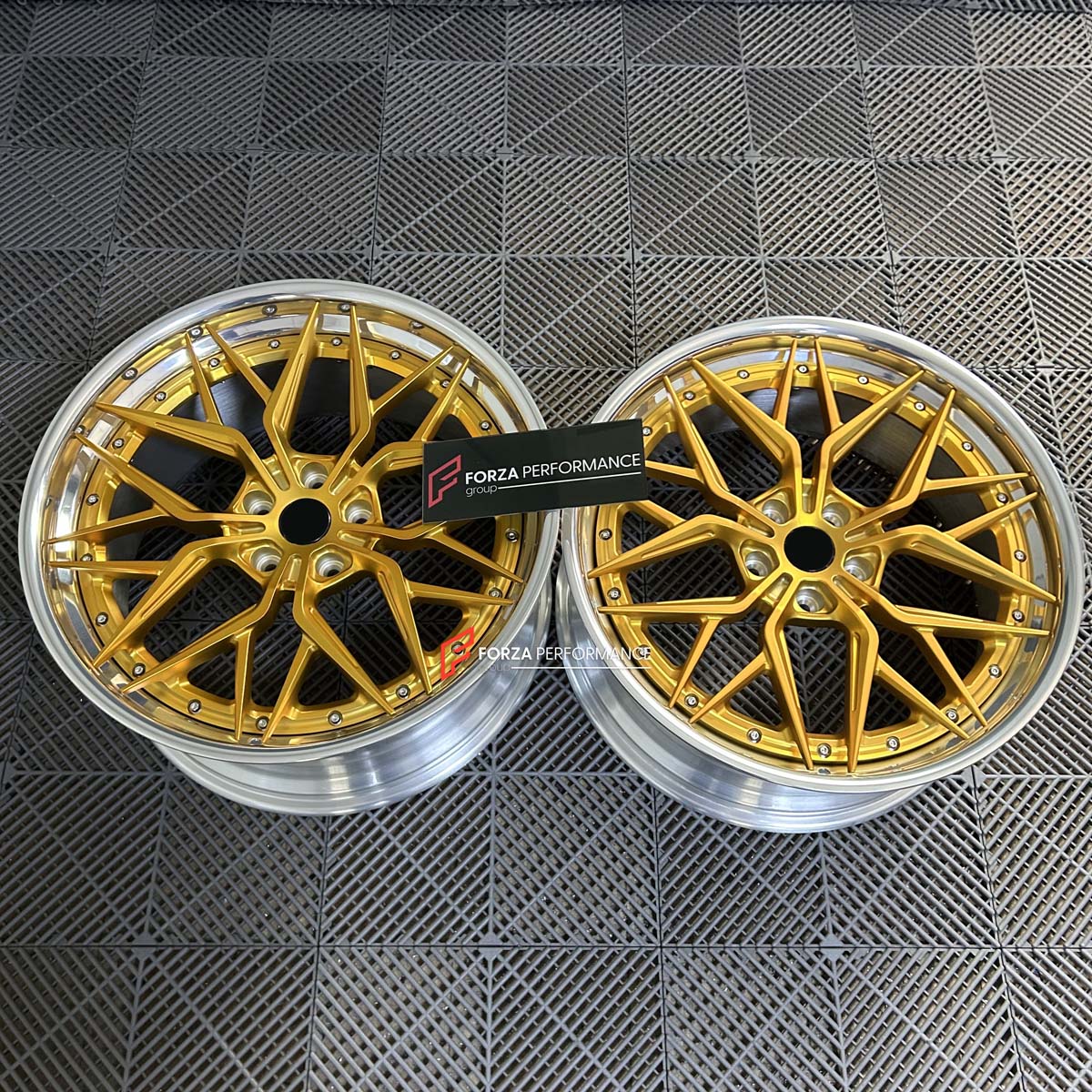 FORZA PERFORMANCE 21 INCH FORGED WHEELS RIMS for TESLA MODEL S 2017 custom fit AL13 R80