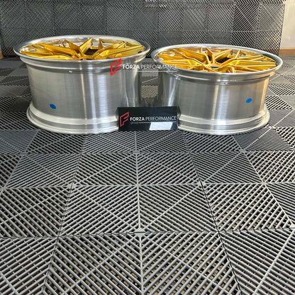 FORZA PERFORMANCE 21 INCH FORGED WHEELS RIMS for TESLA MODEL S 2017 custom fit AL13 R80