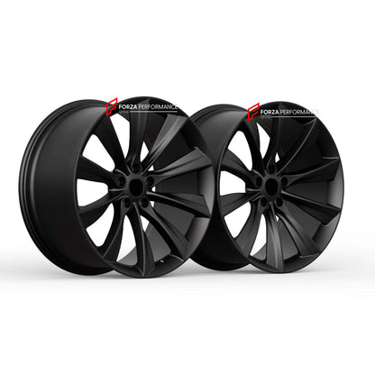 21 INCH FORGED WHEELS RIMS for TESLA MODEL S PLAID REFRESH 2024 custom fit OEM