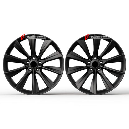 21 INCH FORGED WHEELS RIMS for TESLA MODEL S PLAID REFRESH 2024 custom fit OEM