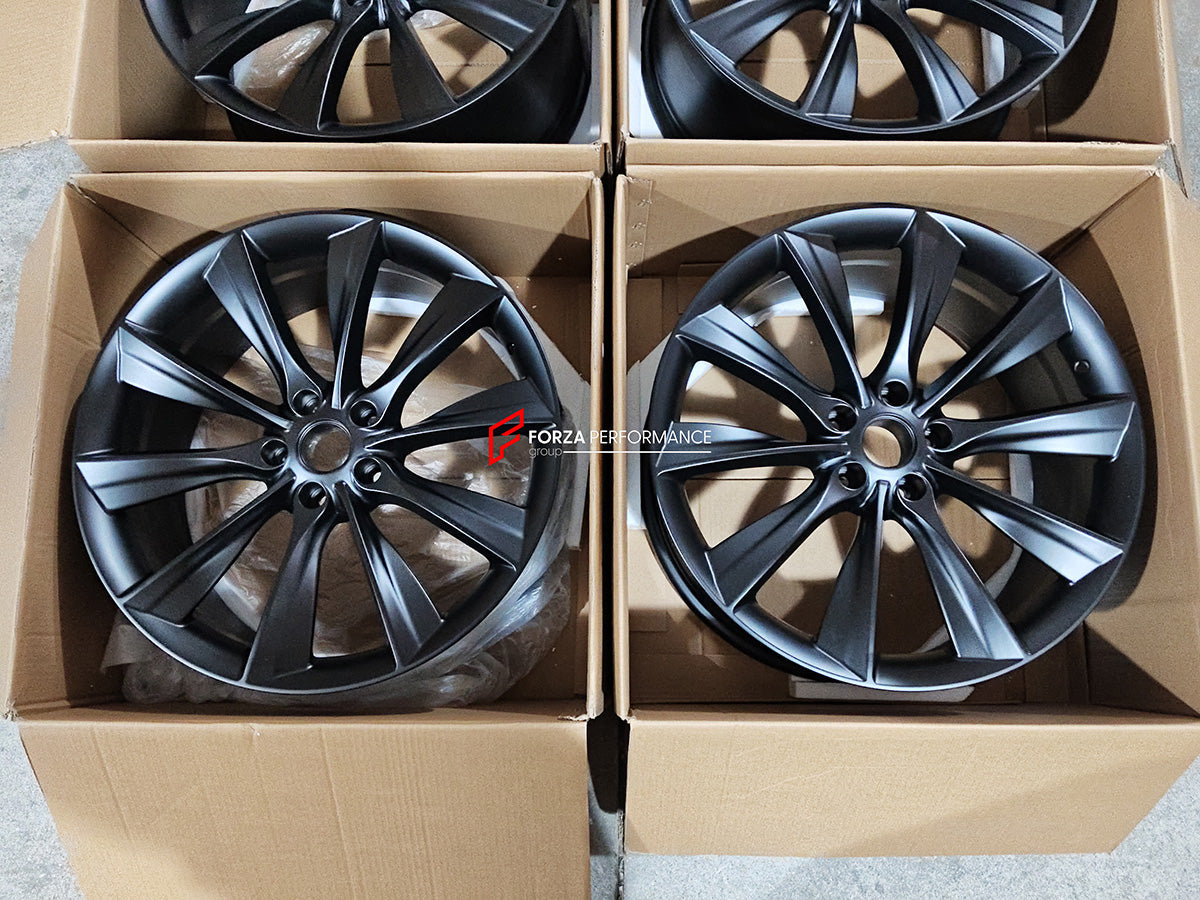 21 INCH FORGED WHEELS RIMS for TESLA MODEL S PLAID REFRESH 2024 custom fit OEM