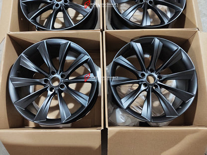 21 INCH FORGED WHEELS RIMS for TESLA MODEL S PLAID REFRESH 2024 custom fit OEM
