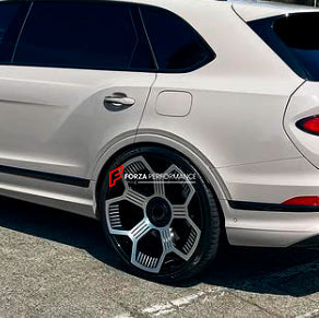 FORZA PERFORMANCE 22 INCH FORGED WHEELS FOR BENTLEY BENTAYGA PL71 FACELIFT 2020+ custom fit FORGIATO SOLCARE-ECL
