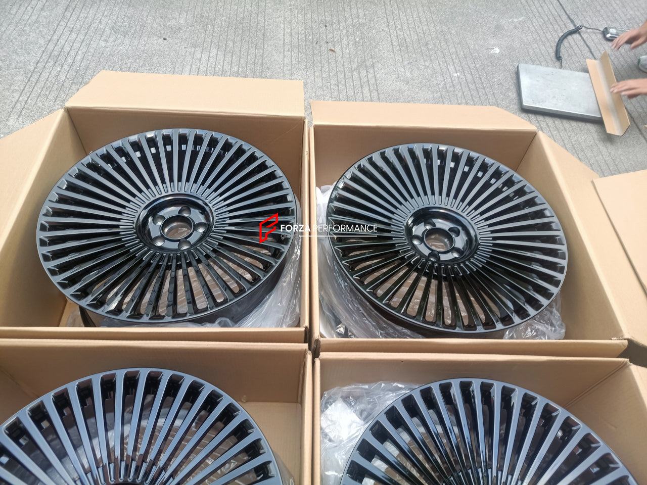 23 INCH FORGED WHEELS RIMS for ROLLS ROYCE CULLINAN SERIES II 2025 custom fit FORGIATO TRIMESTRE-M