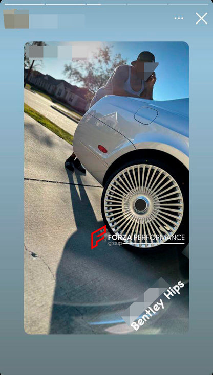 22 INCH FORGED WHEELS RIMS FOR BENTLEY FLYING SPUR 2008 custom fit FORGIATO MONOLEGGERA