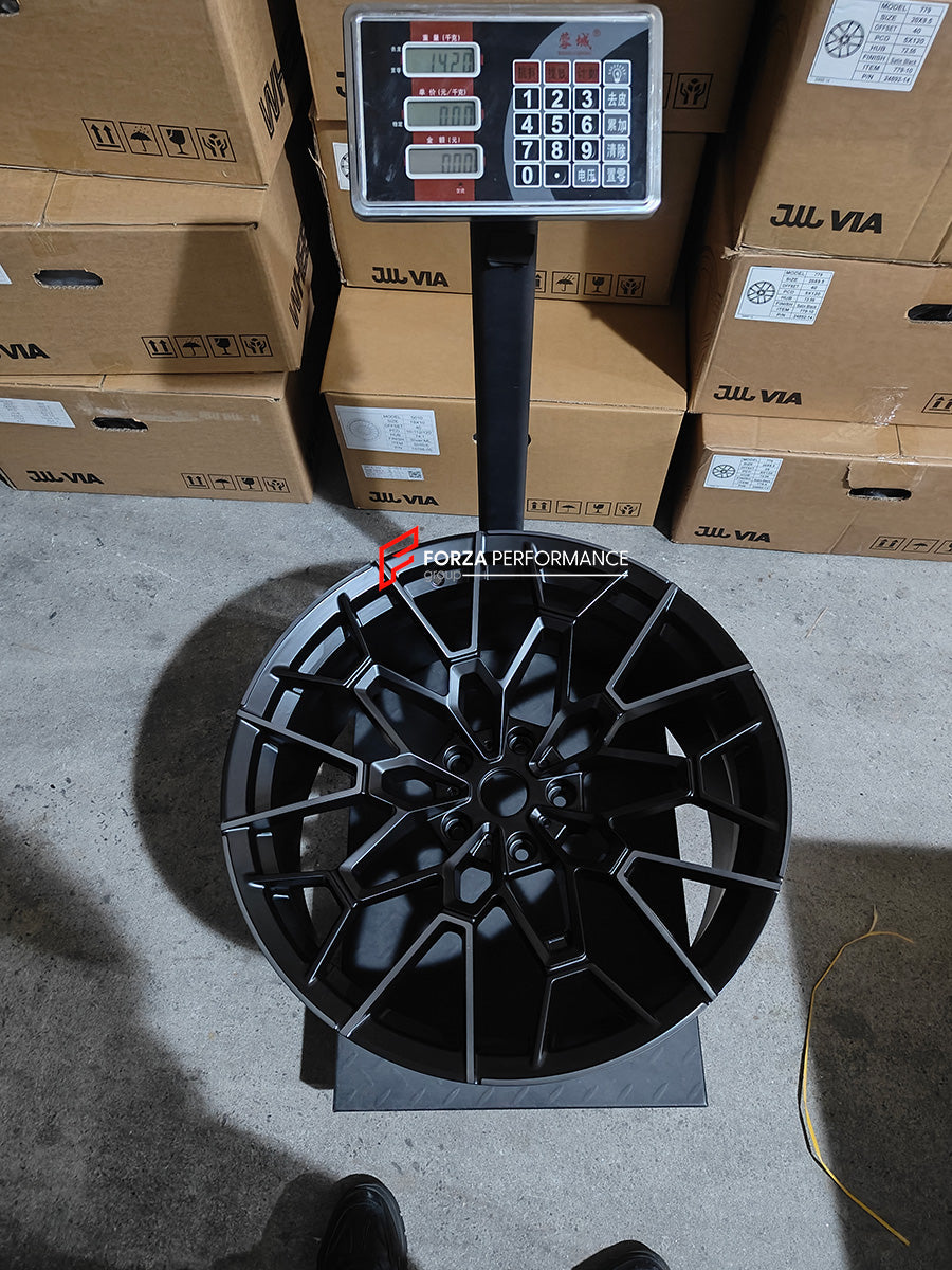 FORZA PERFORMANCE 22 INCH FORGED WHEELS RIMS for BMW M5 G90 2025 custom fit OEM 827M