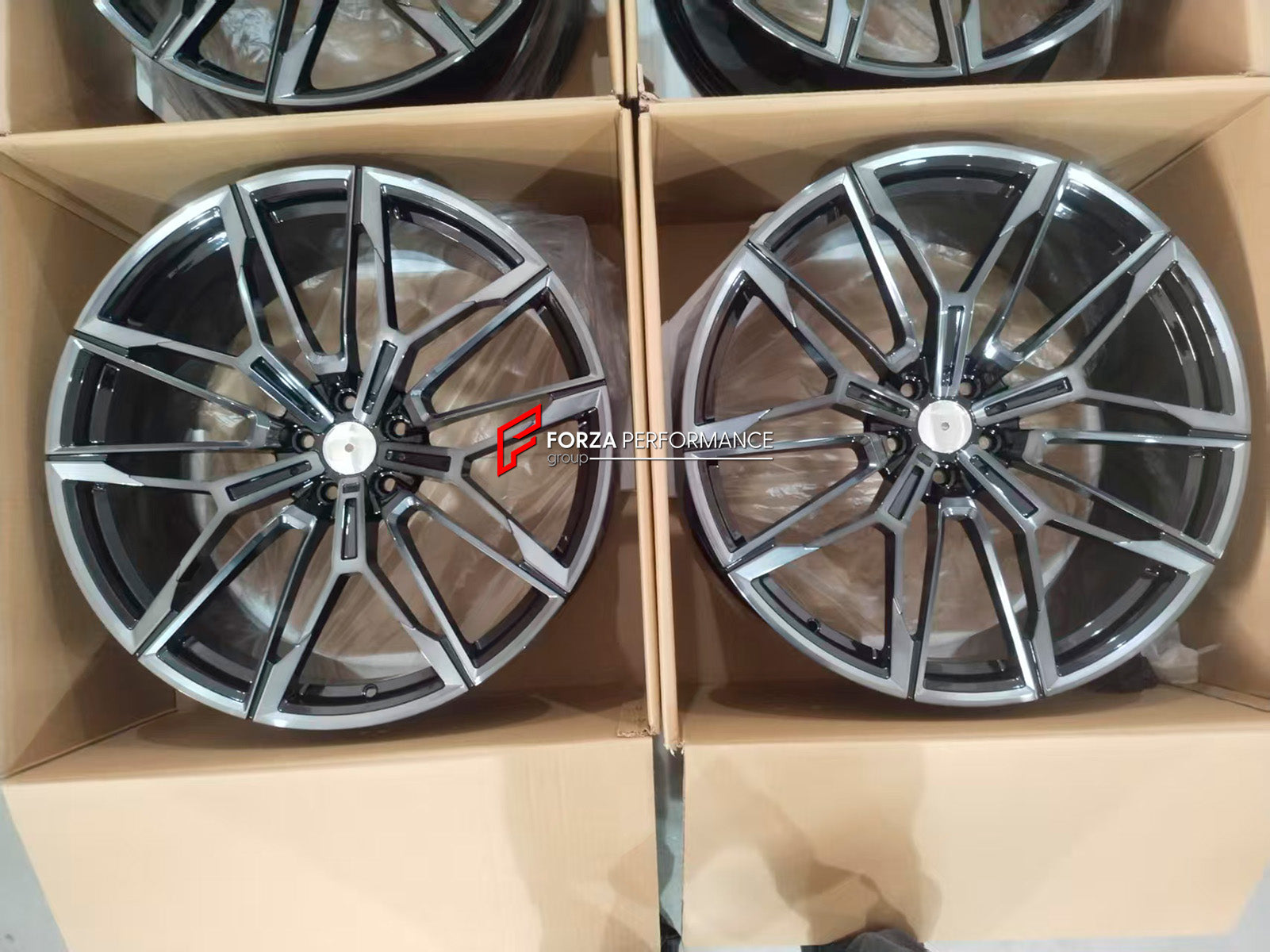FORZA PERFORMANCE 22 INCH FORGED WHEELS RIMS for BMW X7 M60i G07 2018 custom fit OEM 826M