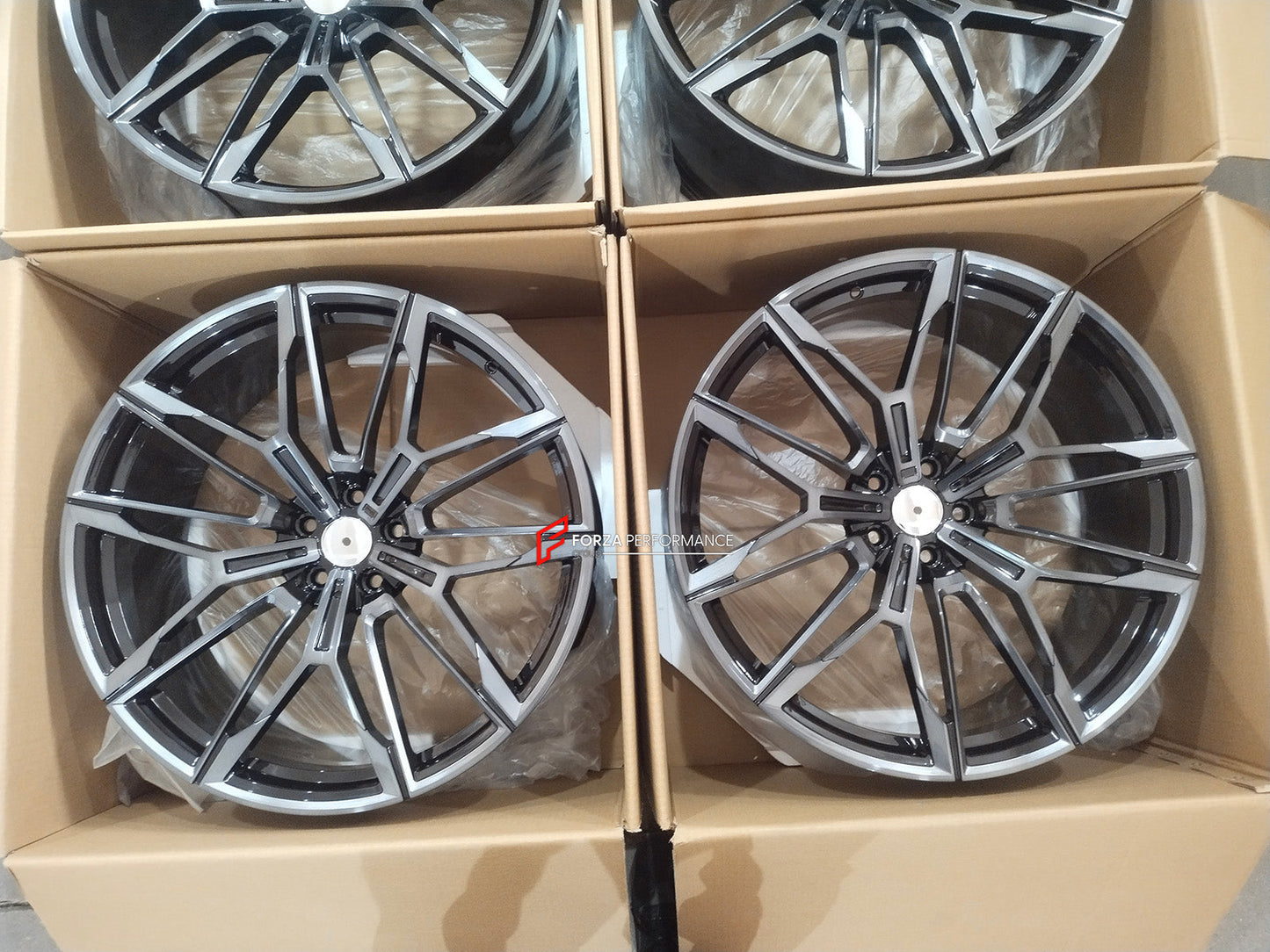 FORZA PERFORMANCE 22 INCH FORGED WHEELS RIMS for BMW X7 M60i G07 2018 custom fit OEM 826M