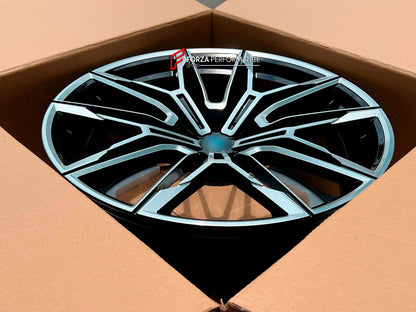 FORZA PERFORMANCE 22 INCH FORGED WHEELS RIMS for BMW X7 M60i G07 2018 custom fit OEM 826M
