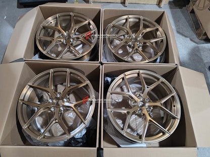 22 INCH FORGED WHEELS RIMS for DODGE DURANGO SRT HELLCAT WD FACELIFT 2023 custom fit VOSSEN HF5 WHEELS