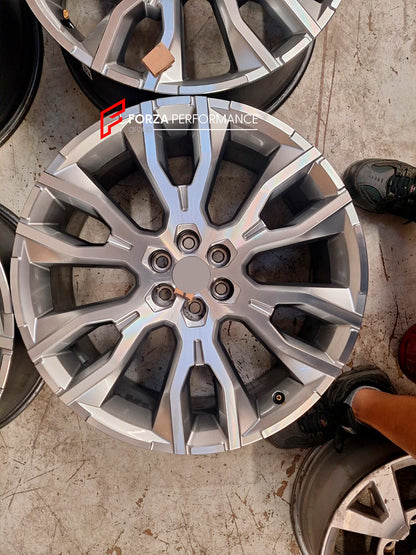 22 INCH FORGED WHEELS RIMS for GMC ACADIA DENALI ULTIMATE 2024 - 2026 custom fit 2026 GMC ACADIA DENALI ULTIMATE OEM WHEELS