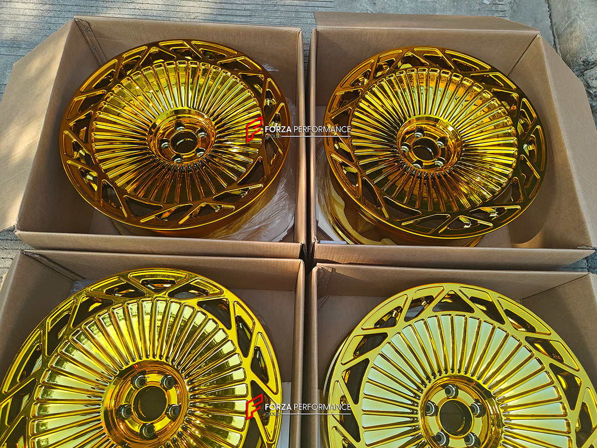 22 INCH FORGED WHEELS RIMS for MERCEDES BENZ AMG GT63 4 DOOR X290 2019 custom fit STERNTHAL ST LUXURY 24K EDITION WHEELS