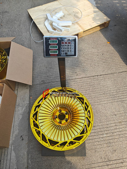 22 INCH FORGED WHEELS RIMS for MERCEDES BENZ AMG GT63 4 DOOR X290 2019 custom fit STERNTHAL ST LUXURY 24K EDITION WHEELS