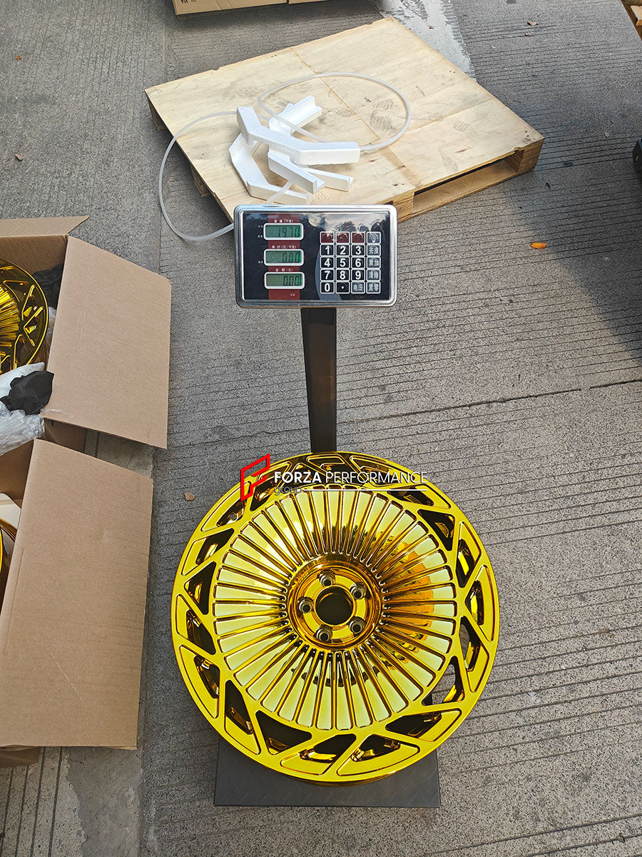 22 INCH FORGED WHEELS RIMS for MERCEDES BENZ AMG GT63 4 DOOR X290 2019 custom fit STERNTHAL ST LUXURY 24K EDITION WHEELS