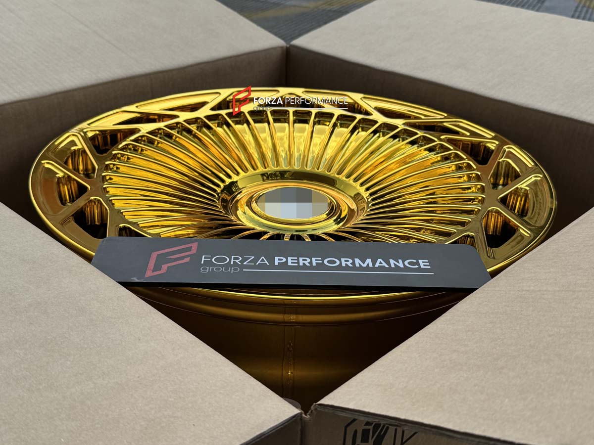 22 INCH FORGED WHEELS RIMS for MERCEDES BENZ AMG GT63 4 DOOR X290 2019 custom fit STERNTHAL ST LUXURY 24K EDITION WHEELS