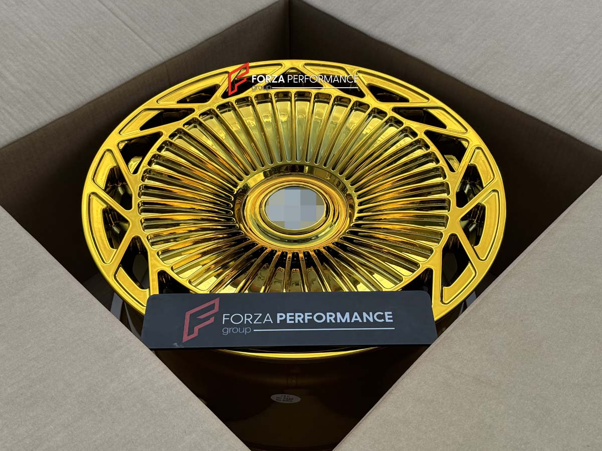 22 INCH FORGED WHEELS RIMS for MERCEDES BENZ AMG GT63 4 DOOR X290 2019 custom fit STERNTHAL ST LUXURY 24K EDITION WHEELS