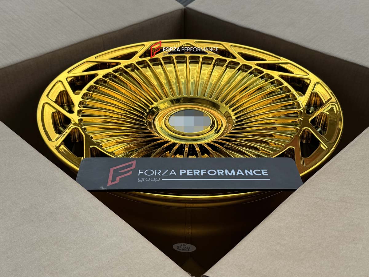 22 INCH FORGED WHEELS RIMS for MERCEDES BENZ AMG GT63 4 DOOR X290 2019 custom fit STERNTHAL ST LUXURY 24K EDITION WHEELS