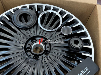 22 INCH FORGED WHEELS RIMS for MERCEDES BENZ EQS SUV X296 2024 custom fit OEM EQE 43 53 AMG A2954013100 A2954013200