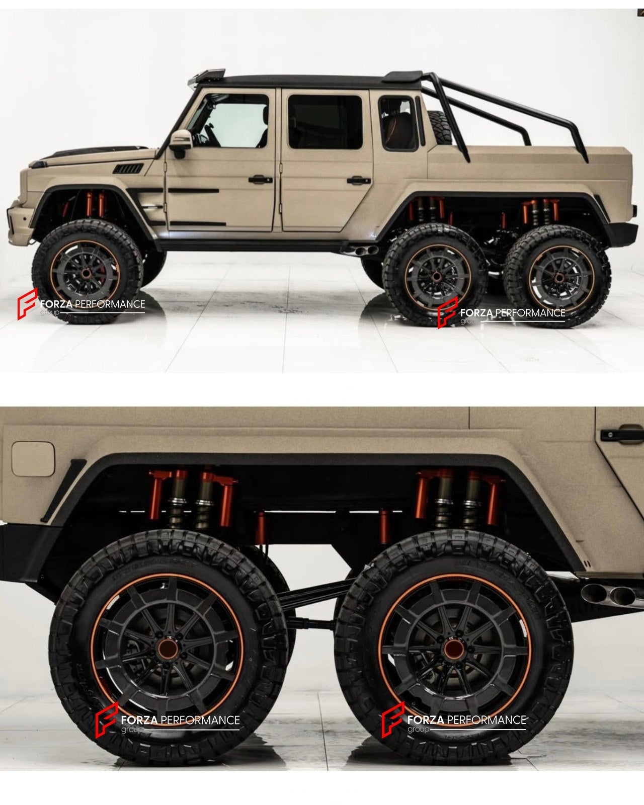 22 INCH FORGED WHEELS RIMS for MERCEDES-BENZ G-CLASS 6x6 AMG custom fit MONOBLOCK Z