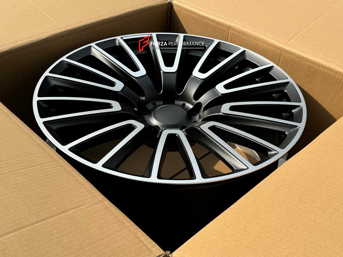 22 INCH FORGED WHEELS RIMS for MERCEDES BENZ G CLASS G63 2025 custom fit OEM 10 double spokes black A4654011000
