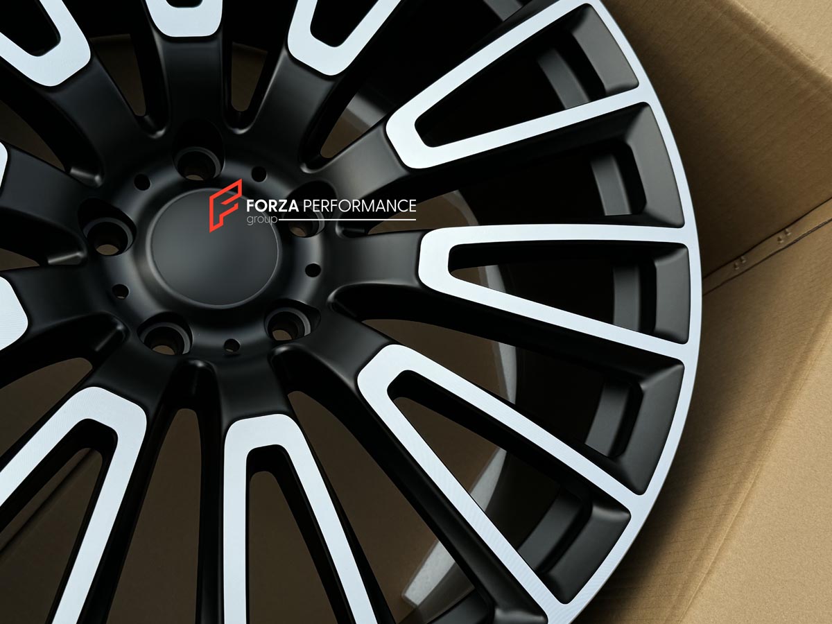 22 INCH FORGED WHEELS RIMS for MERCEDES BENZ G CLASS G63 2025 custom fit OEM 10 double spokes black A4654011000