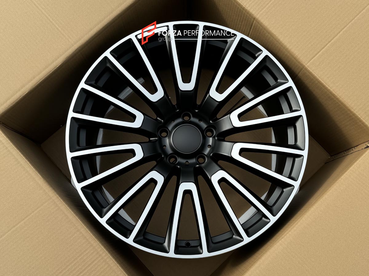 22 INCH FORGED WHEELS RIMS for MERCEDES BENZ G CLASS G63 2025 custom fit OEM 10 double spokes black A4654011000