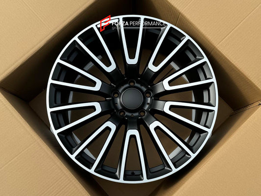 22 INCH FORGED WHEELS RIMS for MERCEDES BENZ G CLASS G63 2025 custom fit OEM 10 double spokes black A4654011000