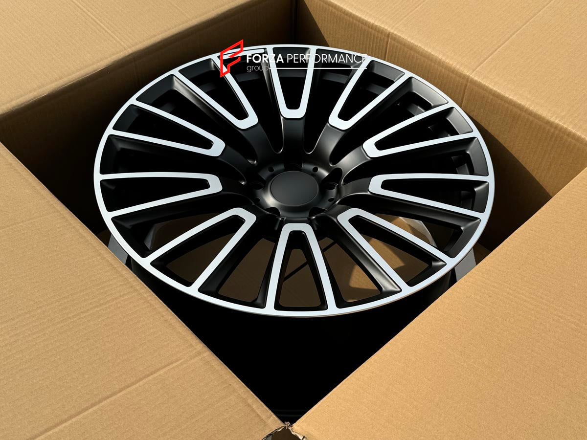 22 INCH FORGED WHEELS RIMS for MERCEDES BENZ G CLASS G63 2025 custom fit OEM 10 double spokes black A4654011000