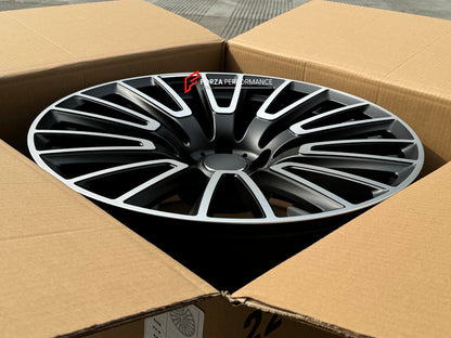 22 INCH FORGED WHEELS RIMS for MERCEDES BENZ G CLASS G63 2025 custom fit OEM 10 double spokes black A4654011000