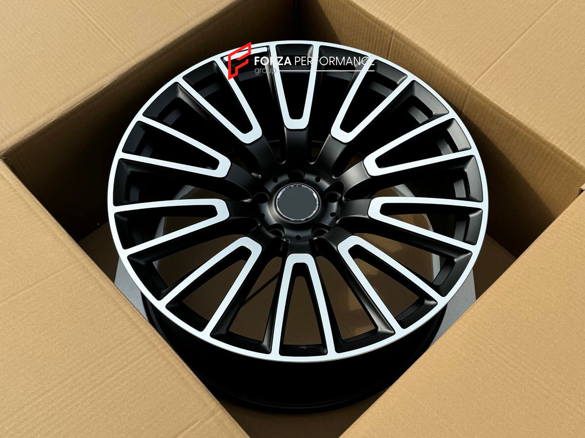 22 INCH FORGED WHEELS RIMS for MERCEDES BENZ G CLASS G63 2025 custom fit OEM 10 double spokes black A4654011000