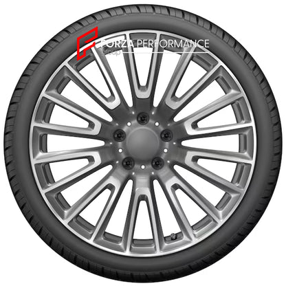 22 INCH FORGED WHEELS RIMS for MERCEDES BENZ G CLASS G63 AMG G550 W465 2025 custom fit OEM 10 double spokes titan grey