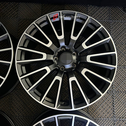 22 INCH FORGED WHEELS RIMS for MERCEDES-BENZ G-CLASS G63 AMG W465 2025 custom fit W465 OEM WHEELS 10 double spokes black A4654011000