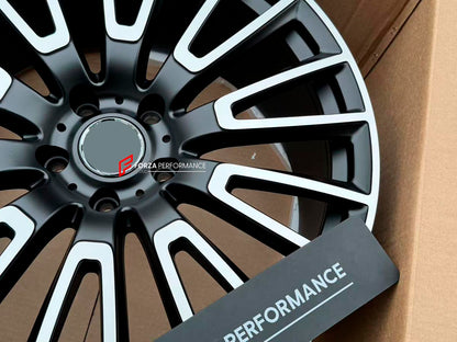 22 INCH FORGED WHEELS RIMS for MERCEDES BENZ G CLASS G63 W465 2025 custom fit W465 OEM WHEELS 10 double spokes black A4654011000