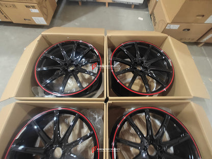 22 INCH FORGED WHEELS RIMS for MERCEDES-BENZ S-CLASS C217 S63 AMG 2017 custom fit MONOBLOCK Z