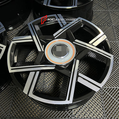 22 INCH FORGED WHEELS RIMS for ROLLS-ROYCE CULLINAN BLACK BADGE SERIES 2 2025 custom fit OEM CULLINAN BLACK BADGE WHEELS