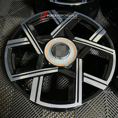 22 INCH FORGED WHEELS RIMS for ROLLS-ROYCE CULLINAN BLACK BADGE SERIES 2 2025 custom fit OEM CULLINAN BLACK BADGE WHEELS