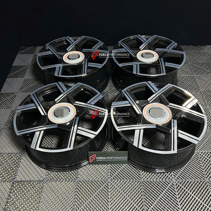 22 INCH FORGED WHEELS RIMS for ROLLS-ROYCE CULLINAN BLACK BADGE SERIES 2 2025 custom fit OEM CULLINAN BLACK BADGE WHEELS