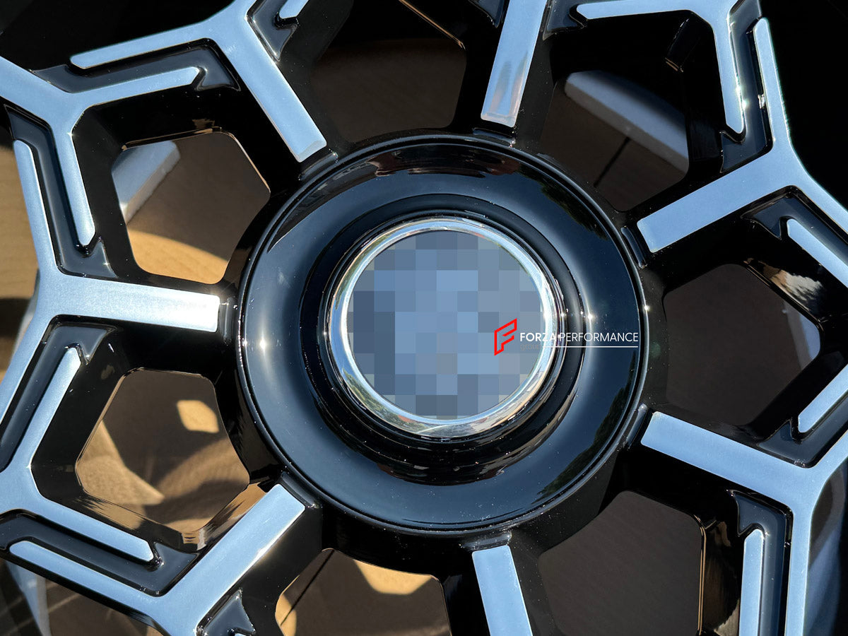 22 INCH FORGED WHEELS RIMS for ROLLS-ROYCE GHOST II 2022 custom fit OEM BLACK BADGE WHEELS