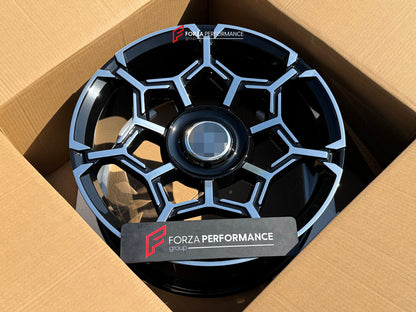 22 INCH FORGED WHEELS RIMS for ROLLS-ROYCE GHOST II 2022 custom fit OEM BLACK BADGE WHEELS