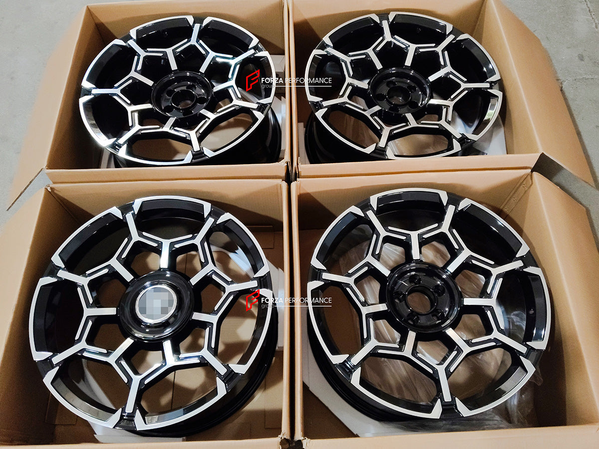 22 INCH FORGED WHEELS RIMS for ROLLS-ROYCE GHOST II 2022 custom fit OEM BLACK BADGE WHEELS